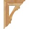 Ekena Millwork Merced Traditional Rough Sawn Bracket, Western Red Cedar, 6"W x 24"D x 32"H BKT06X24X32MRC01RWR - alternate 3